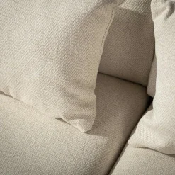 Exline Narożnik z regulowanymi zagłówkami kremowy MONSON