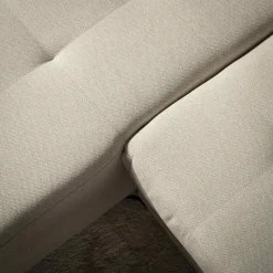 Exline Narożnik z regulowanymi zagłówkami kremowy MONSON