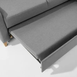 Narożniki| Narożnik z regulowanymi zagłówkami ciemnoszary MARBELLA prawy