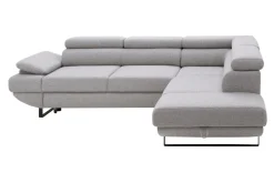 Narożniki|Werdomo Narożnik z regulowanymi zagłówkami szary GIO prawy