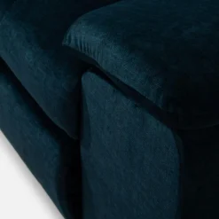 Narożniki|inny Narożnik z regulowanymi zagłówkami granatowy CRYSTAL lewy