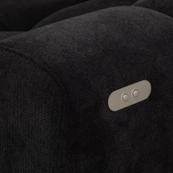 Werdomo Narożnik z regulowanymi zagłówkami ciemnoszary BULL S lewy