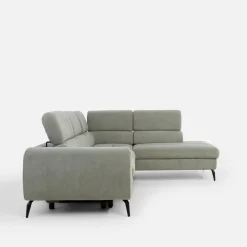 Narożniki|New Form Narożnik z regulowanymi zagłówkami jasnoszary JAZZY L prawy