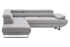 Narożniki|Werdomo Narożnik z regulowanymi zagłówkami szary GIO lewy