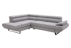 Narożniki|Werdomo Narożnik z regulowanymi zagłówkami szary GIO lewy