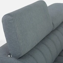 Narożniki|Werdomo Narożnik z regulowanymi zagłówkami szary CALDO II lewy