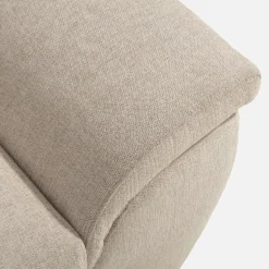 Narożniki|Instilo Narożnik z regulowanymi zagłówkami beżowy LARA lewy