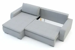 Narożnik z zagłówkiem szary CAMPO