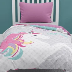Narzuta dwustronna JEDNOROŻEC 170x210 cm