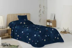 Dzieci Narzuta dziecięca kosmos ROCKET 150x200 cm