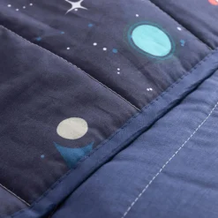 Dzieci Narzuta dziecięca kosmos ROCKET 150x200 cm