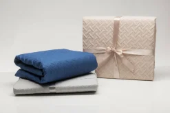 Koce I Narzuty| Narzuta granatowa SELINE 220x240 cm