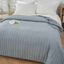 Koce I Narzuty|inny Narzuta jasnoszara LOVELY 180x200 cm