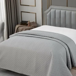 Narzuta jasnoszara SELINE 220x240 cm