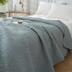 Dzieci inny Narzuta jasnozielona DABU STAR 140x200 cm