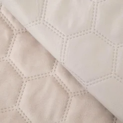 Narzuta na łóżko beżowa MUNA 200x220 cm