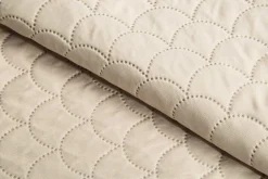 Koce I Narzuty| Narzuta na łóżko beżowa NICEA 200x220 cm