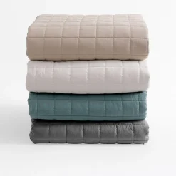 inny Narzuta na łóżko ciemnoszara GISELLE 200x220 cm