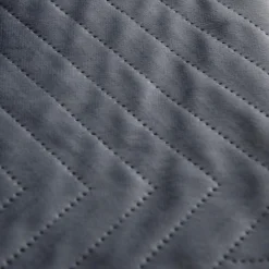 inny Narzuta na łóżko ciemnoszara CALDO 180x200 cm