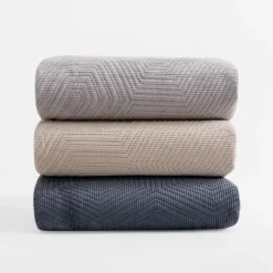 inny Narzuta na łóżko ciemnoszara HYPNOSE 220x200 cm