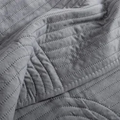 Koce I Narzuty|inny Narzuta na łóżko ciemnoszara TOSCA 220x200 cm