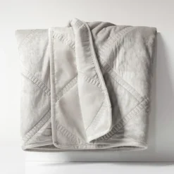 Koce I Narzuty|inny Narzuta na łóżko jasnoszara EMPORIA 220x200 cm