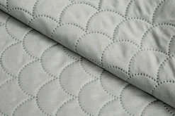 Narzuta na łóżko jasnoszara NICEA 200x220 cm