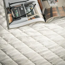 Koce I Narzuty|inny Narzuta na łóżko kremowa GISELLE 180x200 cm