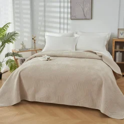 Koce I Narzuty|inny Narzuta na łóżko kremowa HYPNOSE 220x240 cm