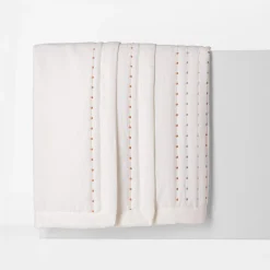 inny Narzuta na łóżko kremowa VANILLA DOTS 200x220 cm