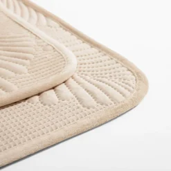 Koce I Narzuty|inny Narzuta na łóżko pikowana beżowa FERN 180x200 cm