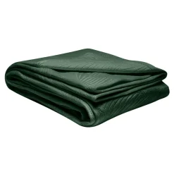 Estetica Narzuta na łóżko pikowana w liście zielona FERN 200x220 cm