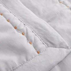 inny Narzuta na łóżko szara VANILLA DOTS 180x200 cm