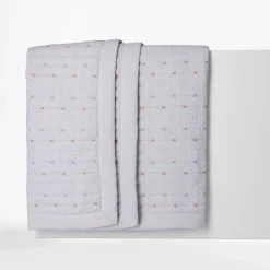 inny Narzuta na łóżko szara VANILLA CROSS 180x200 cm