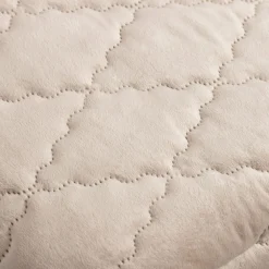 inny Narzuta na łóżko z poszewkami beżowa MAROKO 200x220 cm