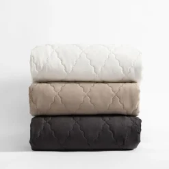 inny Narzuta na łóżko z poszewkami ciemnoszara MAROKO 180x200 cm