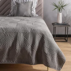 Koce I Narzuty|inny Narzuta szara MATTO 200x220 cm