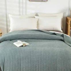 Koce I Narzuty|inny Narzuta zielona CASSIEN 220x200 cm