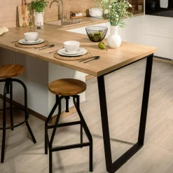 Akcesoria Do Blatów|Qubik Noga do blatu kuchennego w kształcie V KAMPO