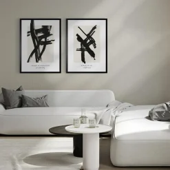 inny Obraz BLACK ABSTRACT II 50x70 cm