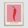 Obrazy I Dekoracje Ścienne|inny Obraz do kuchni CHILI PEPPER 40x50 cm