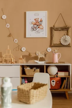 Dekoracje|Obrazy I Dekoracje Ścienne| Obraz do pokoju dziecięcego miś TEDDY BEAR II 43x53 cm