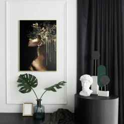 Obraz do salonu profil YOWITA 50x70 cm