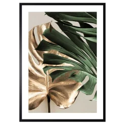 Obraz GOLD MONSTERA I 50x70 cm