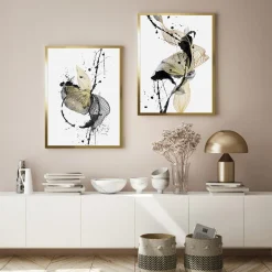 Obrazy I Dekoracje Ścienne|inny Obraz LINE FLOWERS I 50x70 cm