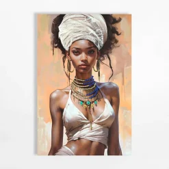 inny Obraz na płótnie AFRYKA KOBIETA I 80x120 cm