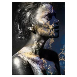 Obraz na płótnie BLUE&GOLD 70x100 cm