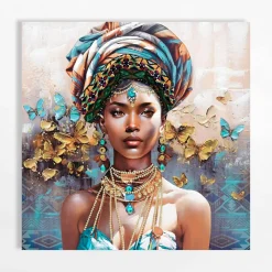 inny Obraz na płótnie KOBIETA II 100x100 cm