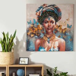 inny Obraz na płótnie KOBIETA II 100x100 cm