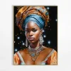 inny Obraz na płótnie kolorowy AFRYKA KOBIETA II 62x82 cm
